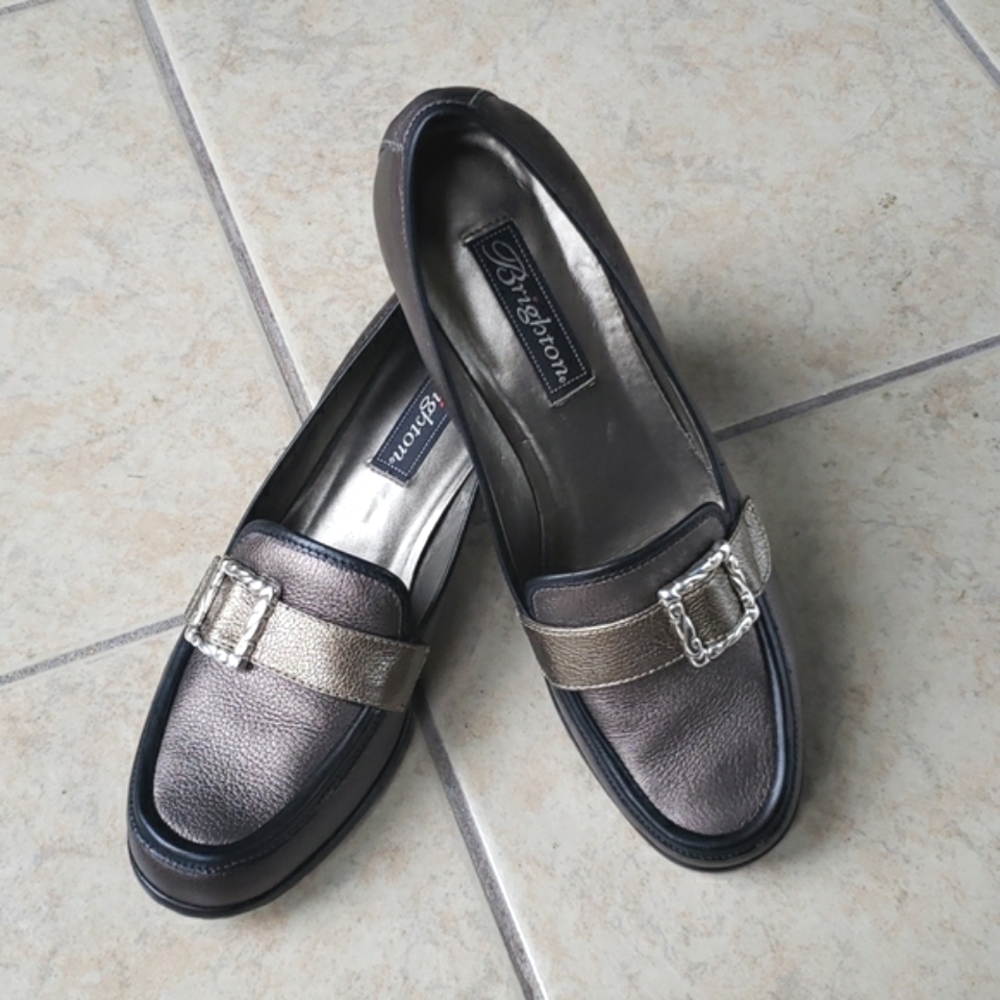 Brighton Adele Metallic Mix Loafers